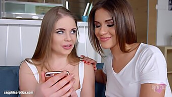 Seks Lesbian Sensual Dengan Alessandra Jane Dalam Video Selfie Sapphic Ini